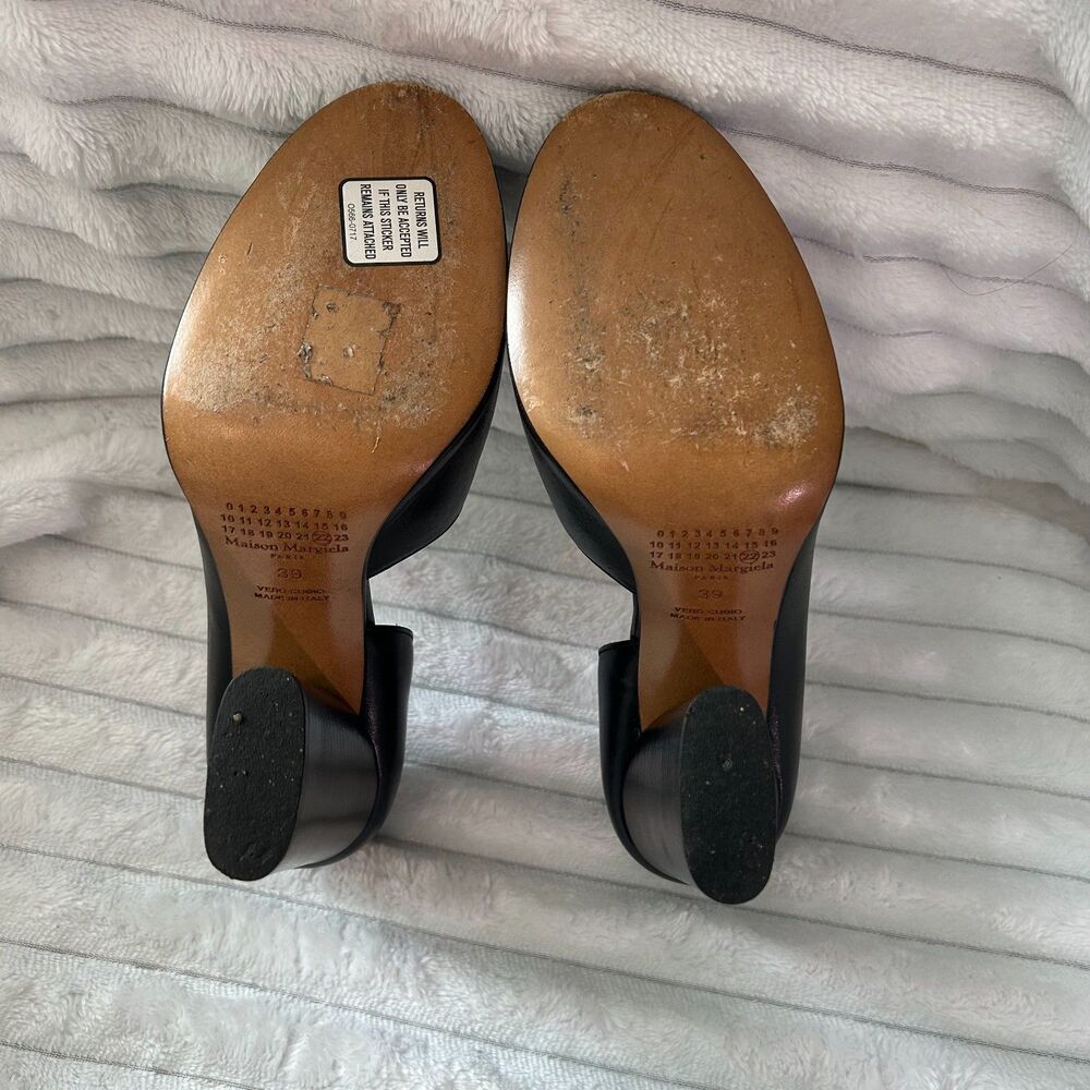 Maison Margiela Paris d’Orsay Mule Heels Size 39 - Picture 7 of 15